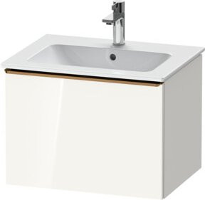 Duravit Waschtischunterschrank D-Neo, wandhängend, weiß glänzend, B: 61,0 cm, T: 46,2 cm, H: 44,0 cm - Bild 1