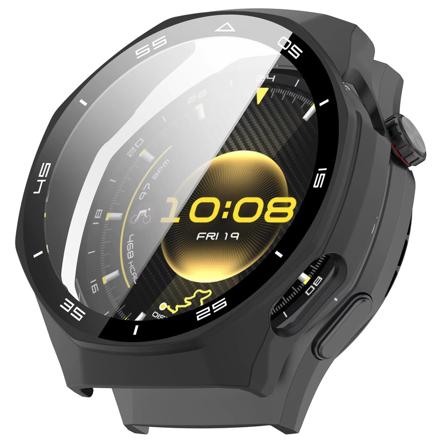 Huawei Schutzhülle und Glas für Huawei Watch GT6 Pro 46 mm, Schwarz, transparent, Unisex - Bild 4