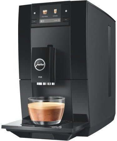 Jura A8 Kaffeevollautomat in Piano Black mit integrierter Heißwasserfunktion - Bild 1