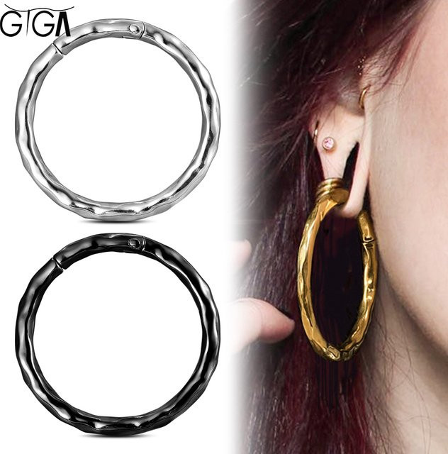 Giga Ohrhänger Edelstahl, 5mm, Unisex - Bild 1