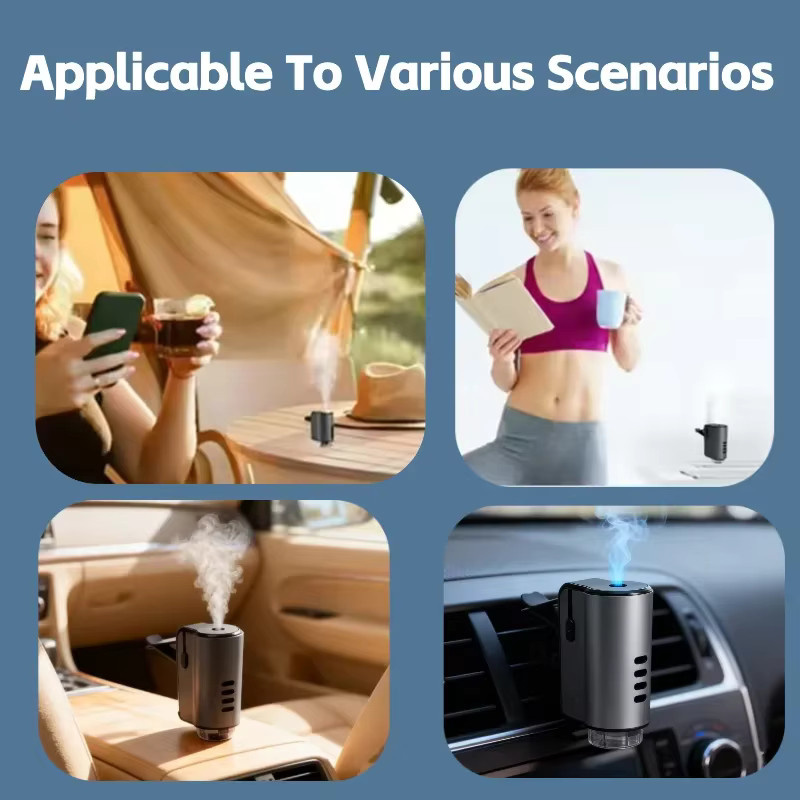 KEBETEME Auto Aromatherapie Diffusor und Lufterfrischer in Schwarz - Bild 5