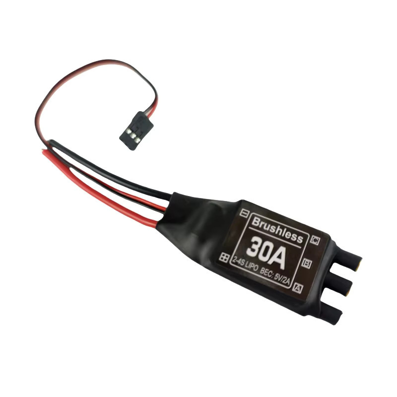 Z-SEN Kurzzeit 30A/40A ESC Bürstenloser elektrischer Geschwindigkeitsregler mit 5V 2A/3A BEC für RC FPV Quadcopter und Flugzeuge, Schwarz - Bild 2