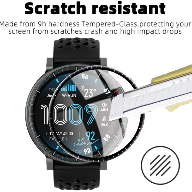 Huami Amazfit Active Max Schutzfolie, transparent, Unisex - Bild 2