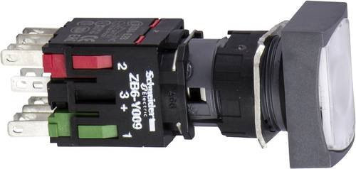Schneider Electric XB6DF1B5B Leuchtdrucktaster Schwarz, IP65, B/T/H: 24 x 18 x 61 mm - Bild 1