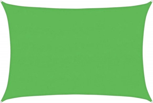 Furnicato Sonnensegel aus HDPE in Hellgrün, Rechteckig, B: 600 cm, T: 500 cm - Bild 1