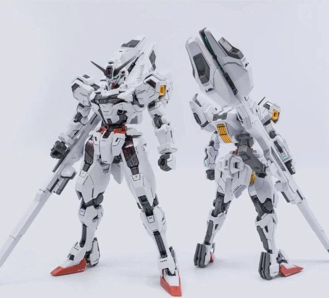 Bandai HG Calibarn 1/144 Montagemodellbausatz aus Die Hexe von Mercury in Weiß mit Schildpistole - Bild 1