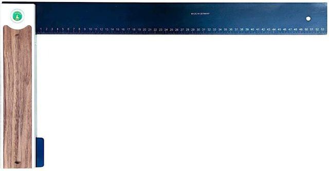 Ulmia Präzisions Tischlerwinkel Alu-Line aus Aluminium in Schwarz, Breite: 60 cm - Bild 1