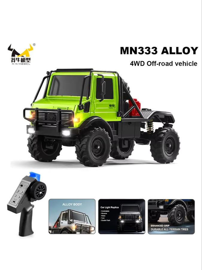JIKEFUN MN333 RC Auto, Geländewagen, 1:18, 4WD, Allradantrieb - Bild 6