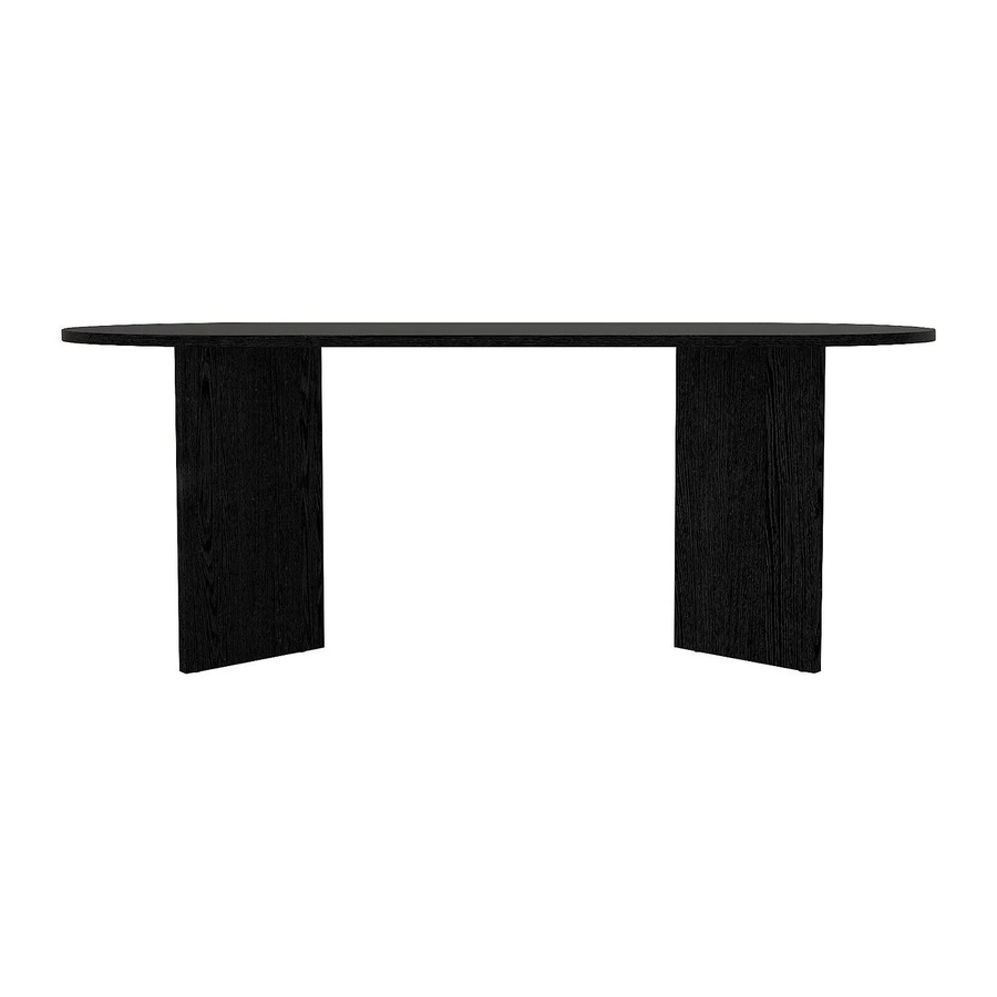 Vente-unique Esstisch Topania rechteckig in Schwarz mit 200 cm Breite - Bild 2