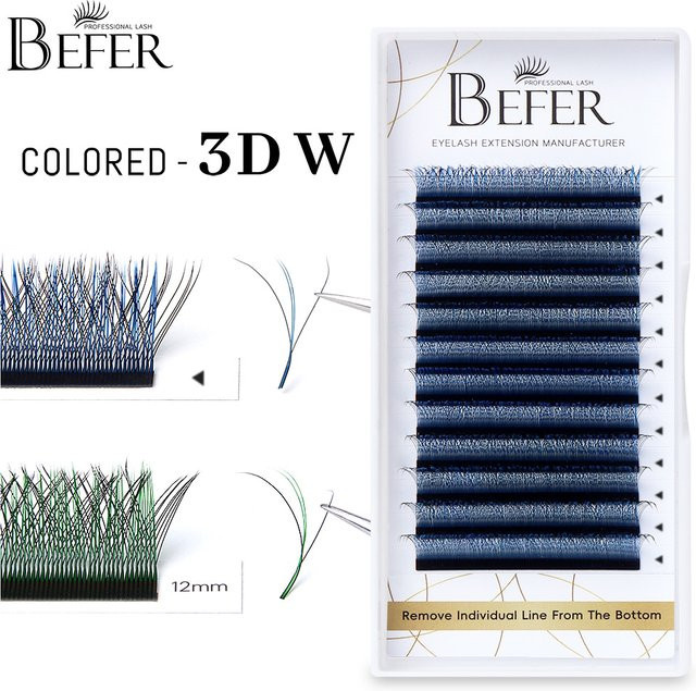 Befer Wimpernverlängerung, Blau, Unisex - Bild 1