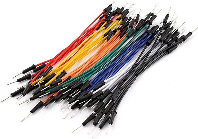 65-teiliges DIY-Kit mit flexiblen Sprungdrähten für Arduino und Steckbretter, männlich zu männlich, mehrfarbig - Bild 1