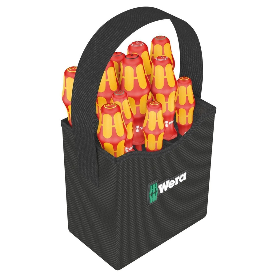 Wera Kraftform 2go 100 VDE Schraubendreher-Set 11-teilig in Rot und Gelb - Bild 3