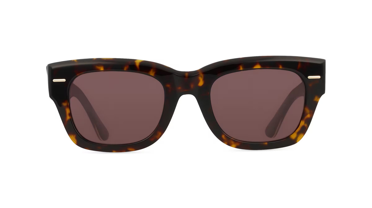 Calvin Klein CK23509S Sonnenbrille Butterfly, Vollrand, Kunststoff, braun, Unisex - Bild 1