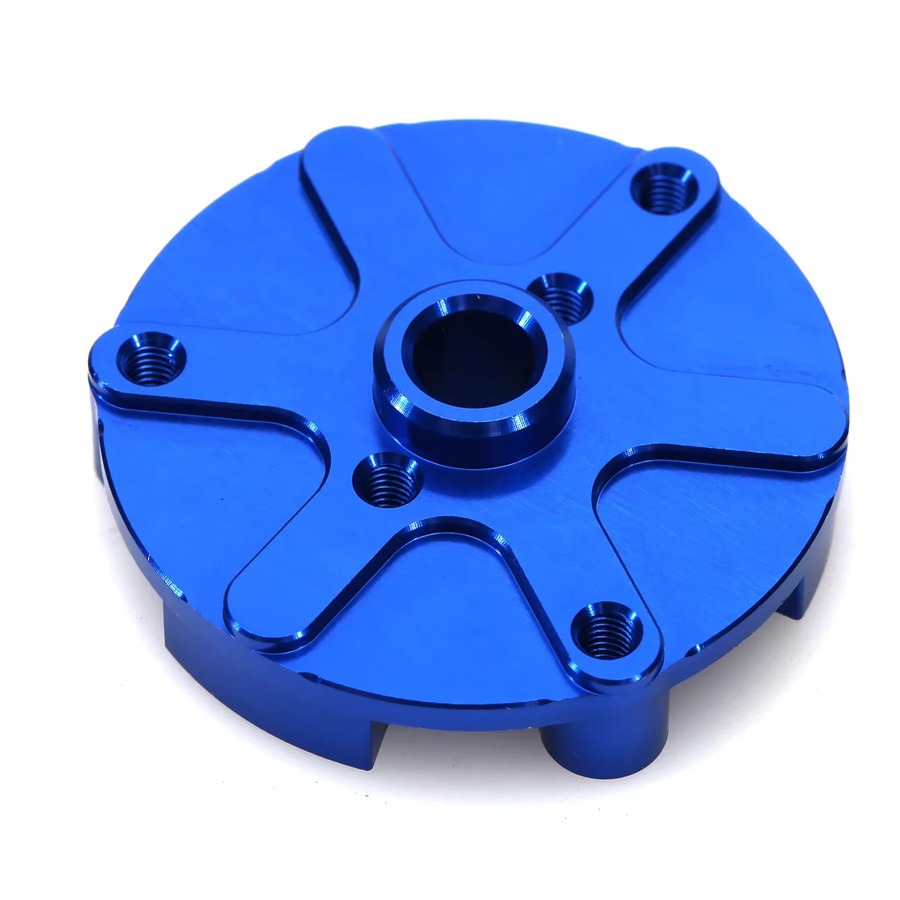 Traxxas Metall Getriebe Push-Antriebs Gehäuse Stirnrad Halterung, Blau - Bild 2