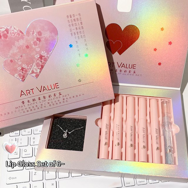ART VALUE Lippen-Make-up-Set, 5 matte flüssige Lippenstifte, 1 Lippenbalsamöl - Bild 1