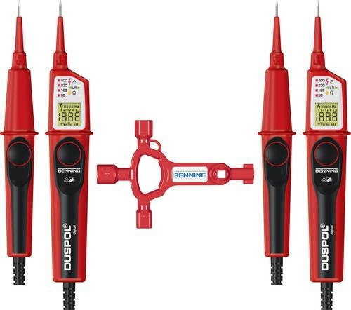 Benning DUSPOL digital Zweipoliger Spannungsprüfer in Rot - Bild 1