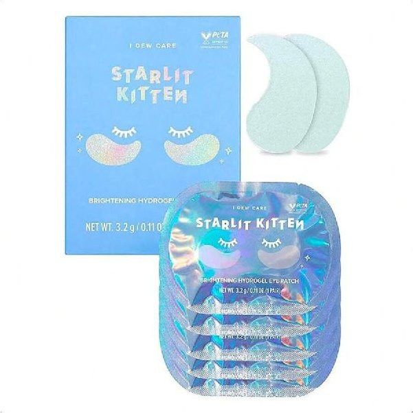I Dew Care Hydrogel Augenpads Starlit Kitten, 5 Stück, Niacinamid, Hyaluronsäure - Bild 1