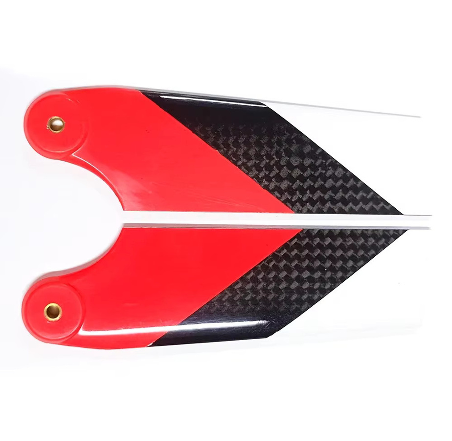 AEOLIAN DIY RC Helikopter Kohlefaser Heckrotorblatt, Rot - Bild 1