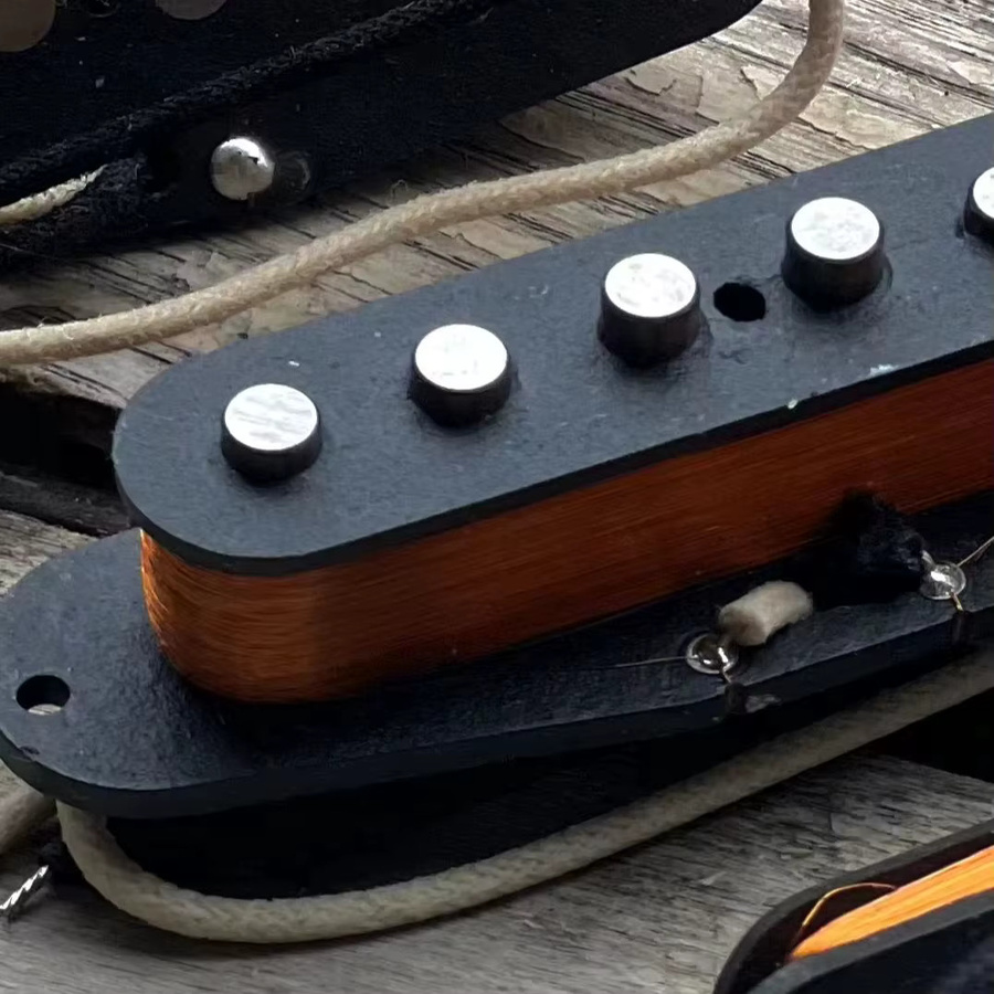 MENGJUE Alnico 5 Single Coil Gitarren-Tonabnehmer im ST-Stil SLL1-Replik in Weiß, Schwarz oder Creme - Bild 5