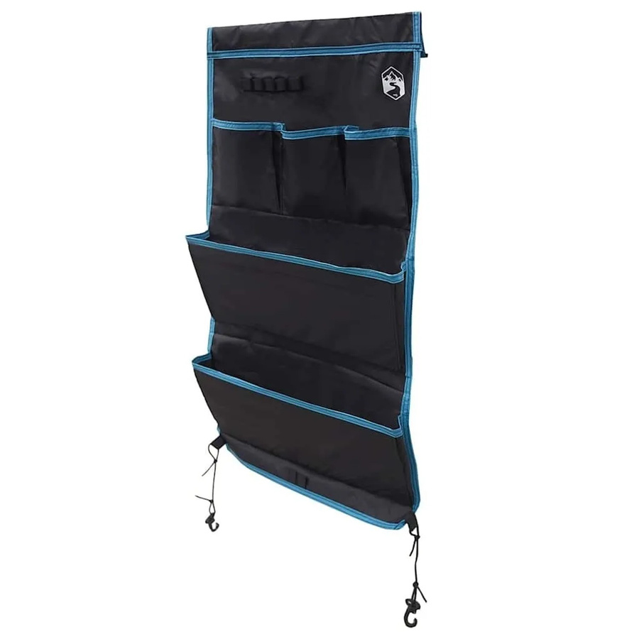 vidaXL Aufbewahrungstasche Schwarz und Blau aus Oxford Stoff 91 x 47,5 cm - Bild 2