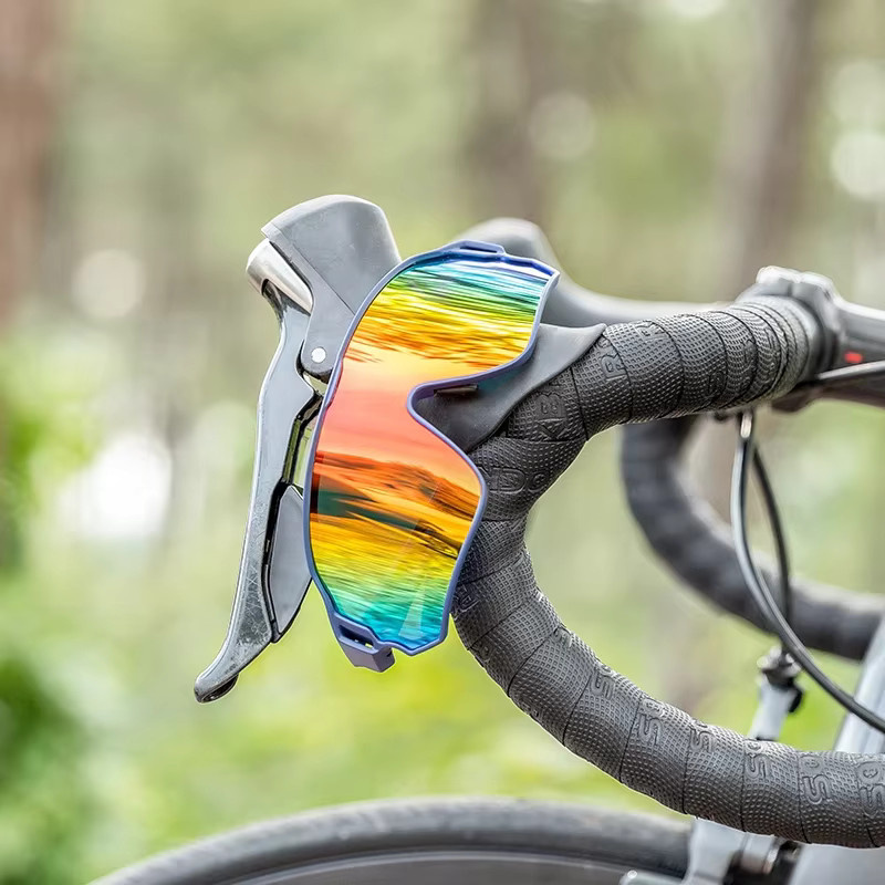 ROCKBROS Sportsonnenbrille, Unisex, Vollrand, Kunststoff, polarisiert - Bild 3