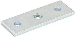 Hettich Sockelverstellschraube mit Halteplatte M8 aus verzinktem Stahl in Silber - Bild 1