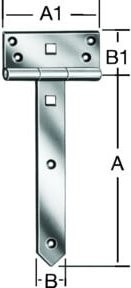 VORMANN Kreuzgehänge L90 aus verzinktem Stahl in Silber - Bild 1