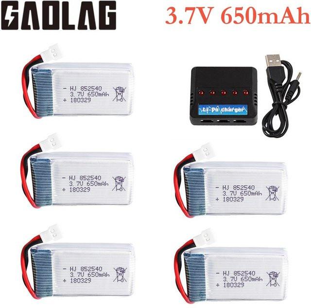 GAOLAG Batterie + Ladegerät für SYMA X5C X5C-1 X5 H5C X5SW X6SW H9D H5C RC Drone Ersatzteile - Bild 1