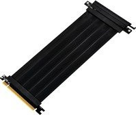 SilverStone PCIe-x16-Riser-Flachbandkabel RC03 in Schwarz - Bild 1