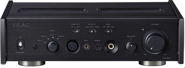 TEAC HA-507-B Vorverstärker in Schwarz mit 3,5 mm Klinkenanschluss - Bild 1
