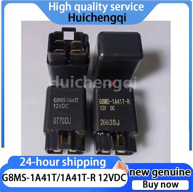 G8MS-1A41T 1A41T-R Relais 12VDC 4-polig in Schwarz - Bild 1