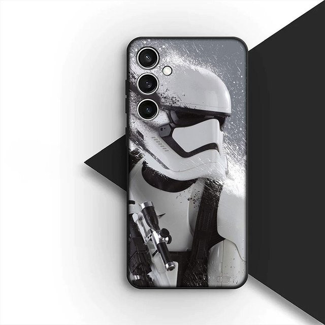 Handyhülle mit Mandalorianer Krieger Stern Design für Samsung Galaxy S20 S21 S22 Ultra 5G und weitere Modelle, Multicolor - Bild 1
