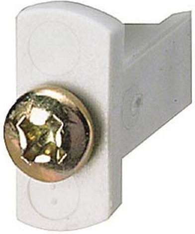 Siemens Sammelschiene N-System Schraubhalter für Schienenmittenabstand 40 mm und 60 mm, 20 Stück, Weiß - Bild 1