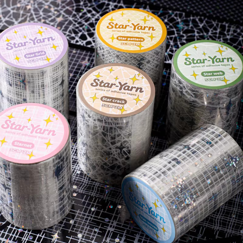 Mr. Paper Line Masking Tape Sternenhimmel bunt, 1 Rolle - Bild 2