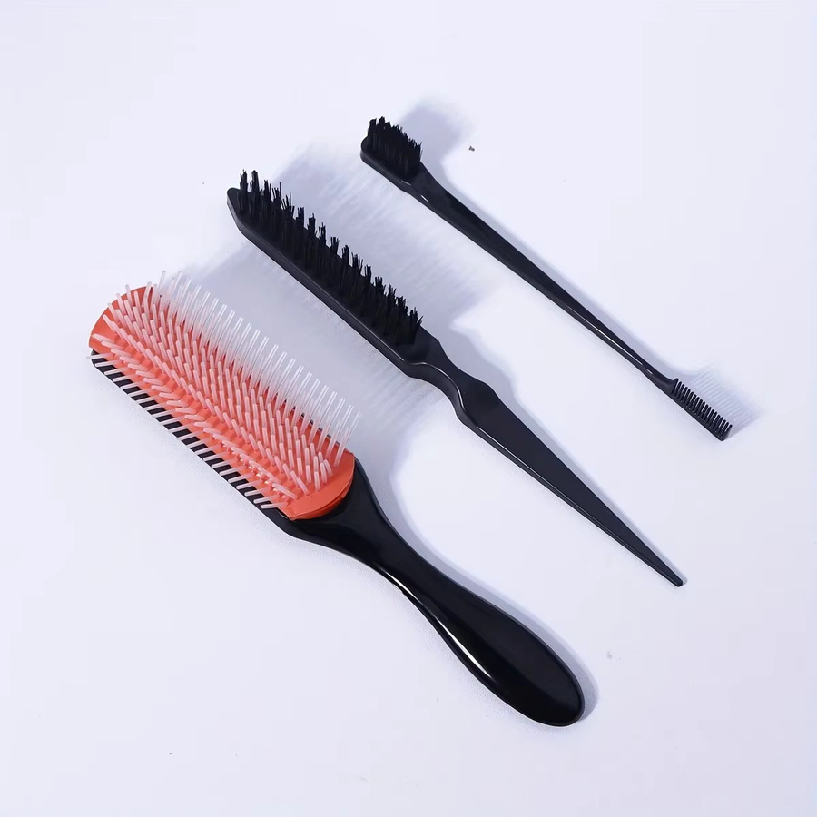 3/5-teiliges Lockenkamm- und Bürstenset, für lockiges und trockenes Haar, Unisex - Bild 2