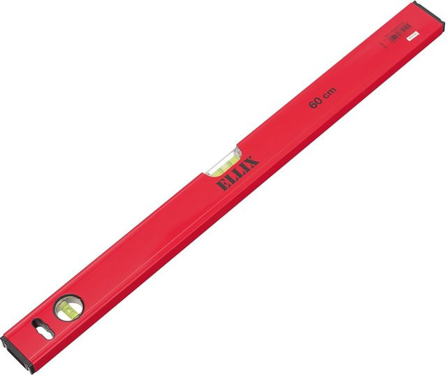 Ellix Wasserwaage aus Aluminium in Rot, Länge: 60 cm - Bild 1