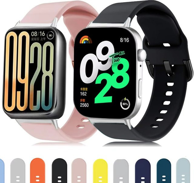 Xiaomi Uhrenarmband Silikon, Redmi Watch 4 5 6, Mi Band 9 Pro, Mi Band 8 Pro, Unisex - Bild 1