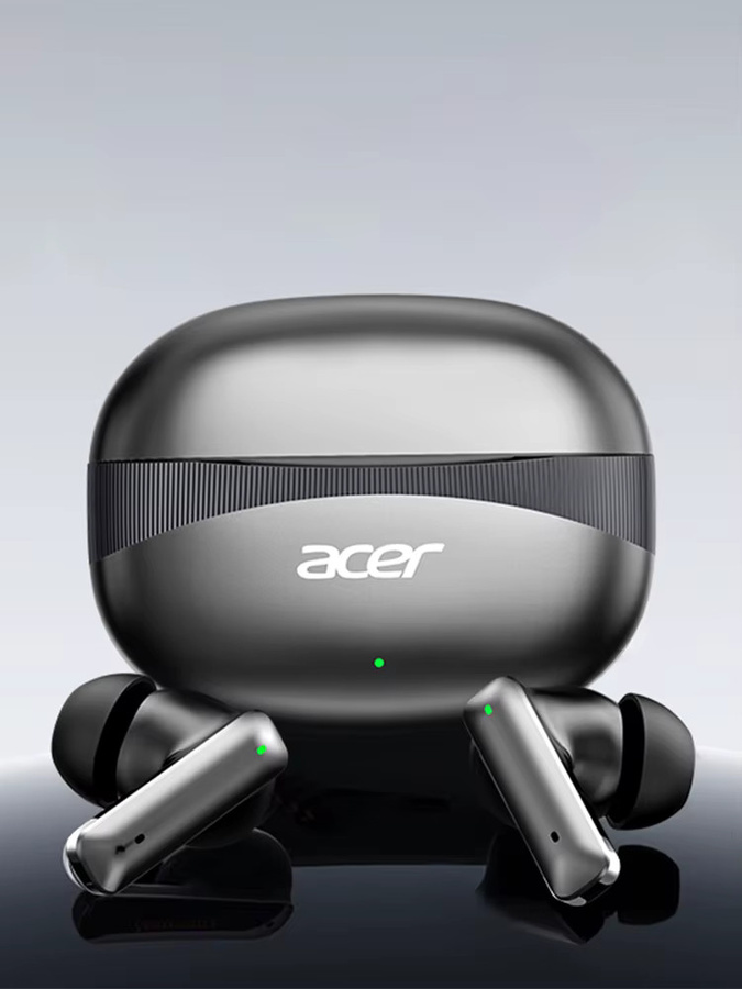 Acer Ohr750 Enc Kabellose Kopfhörer in Silber mit Anrufgeräuschunterdrückung und Surround-Sound-Effekt - Bild 7