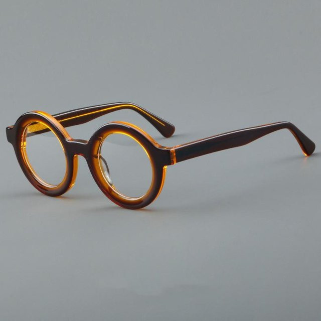 Bai Fen Bai Electronic 3C Korrektionsbrille, Acetat, Rund, Vollrand, Unisex, black - Bild 1