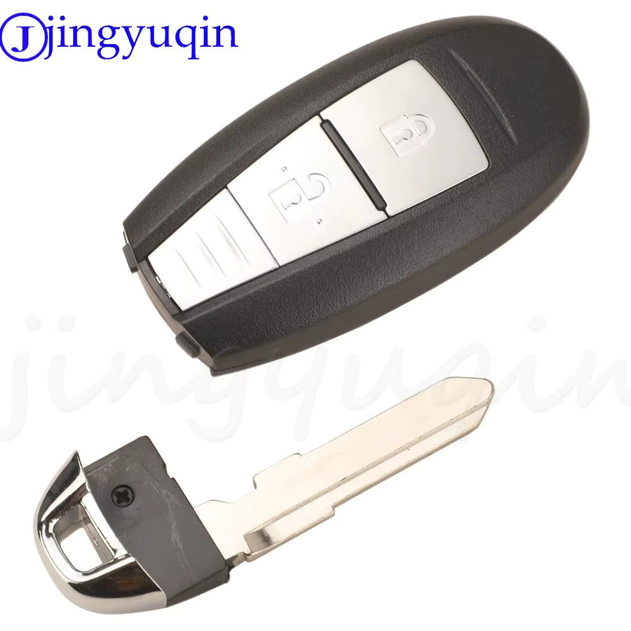 Jingyuqin Smart Remote Autoschlüssel mit 2 Tasten TS007, 315 MHz ID47 Chip in Schwarz für Suzuki SWIFT SX4 VITARA 2010-2015 - Bild 3