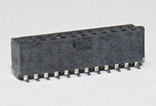 Molex Einbau-Buchsenleiste Standard Schwarz mit Goldkontakten 12-polig 781201207 Tube - Bild 1
