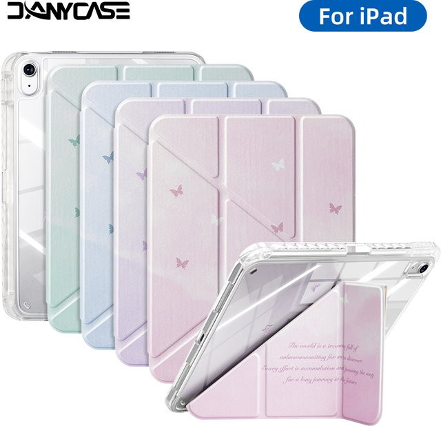 DANYCASE Schutzhülle für iPad 10. und 11. Generation sowie iPad Air und Pro mit Stifthalter in Blau - Bild 1