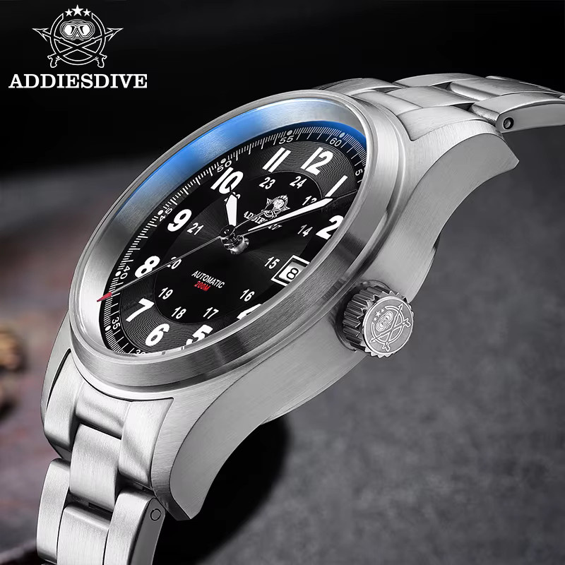 ADDIESDIVE Armbanduhr, Automatik, Edelstahl, Saphirglas, Herren - Bild 2