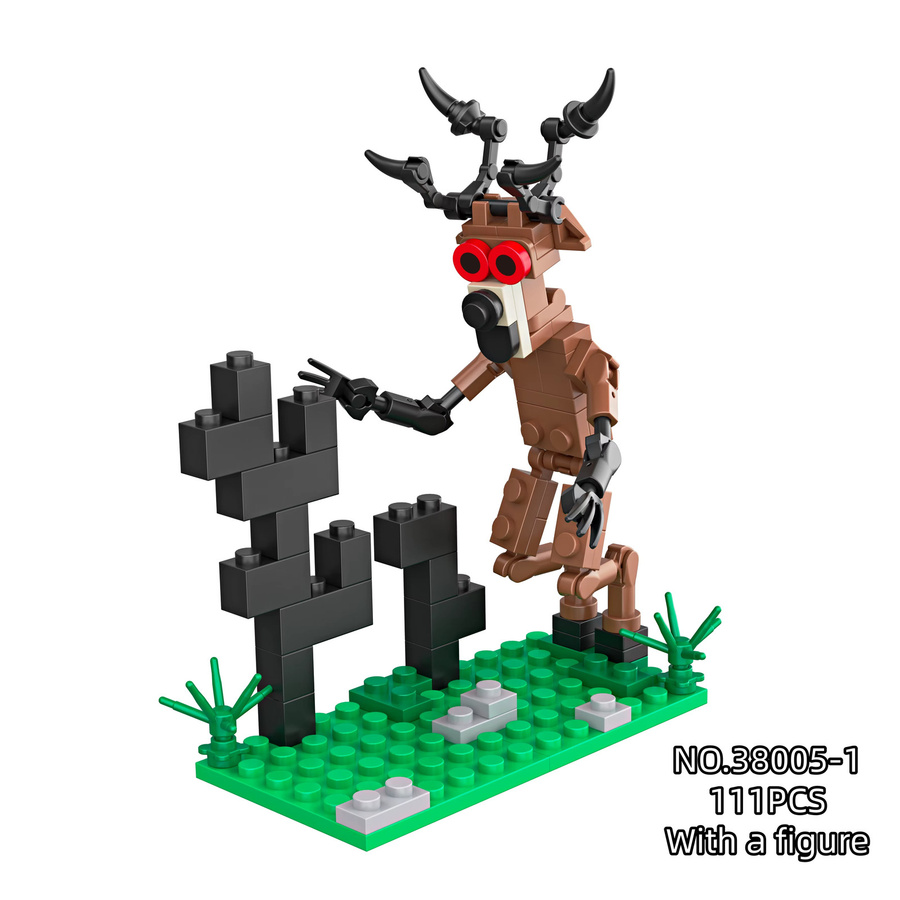 HOVFELER 99 Night Game Night Horror-Bausteine im Wald, Hirsch, Monster, Spielzeug - Bild 2