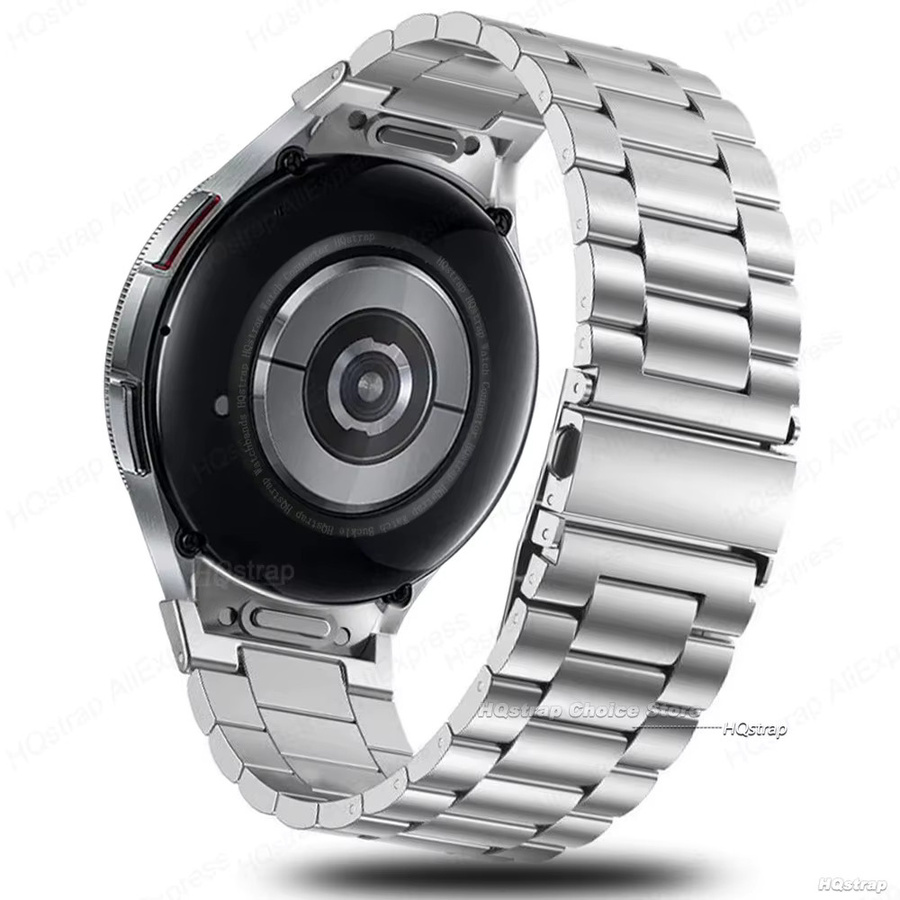 HQstrap Uhrenarmband Edelstahl, Silber, Unisex - Bild 1