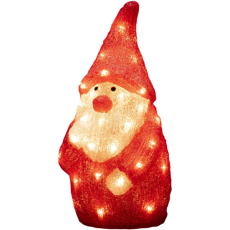 Konstsmide LED Weihnachtsmann Acryl-Figur in Rot und Weiß mit 40 warmweißen Dioden - Bild 2