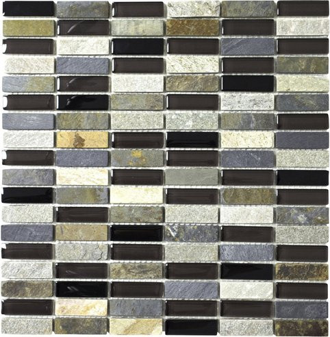 HuH Mosaikfliese Nature Wandbelag in Beige mit Steinoptik, B/H: 30,4 x 29,8 cm - Bild 1
