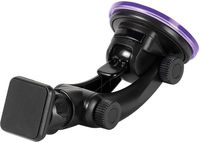 Vivanco Wizard Magnetische Kfz Halterung mit Saugnapf für Smartphones, Schwarz - Bild 1