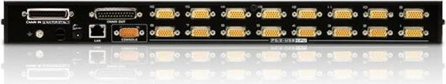 ATEN CS1716A KVM-Switch mit 16 Ports für PS/2 und USB in Schwarz, Rackmontierbar - Bild 1