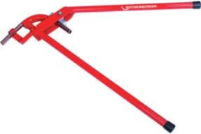 Rothenberger Stand-Biegezange 90 Grad mit Rolle 15 mm in Rot - Bild 1